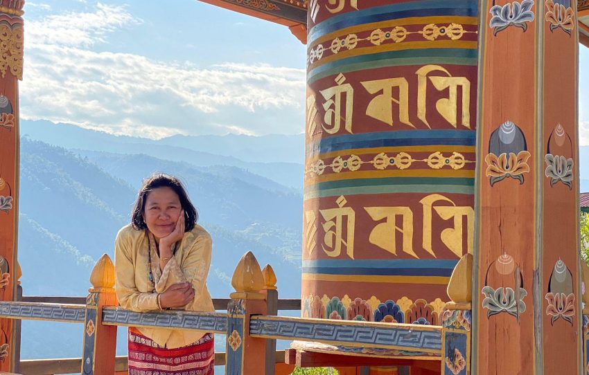 Miss Nan at Punakha