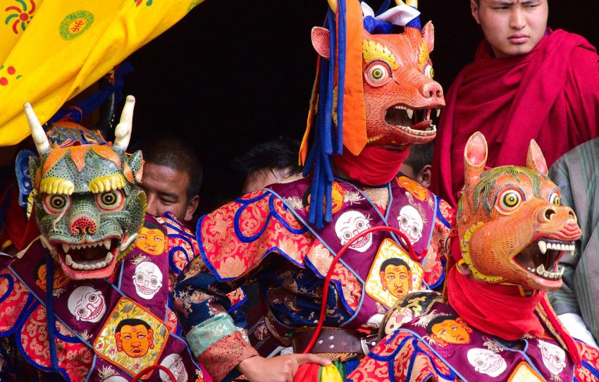 Drums of Drametse Chham, Paro Tsechu